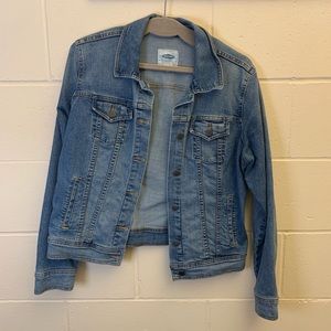medium wash jean jacket